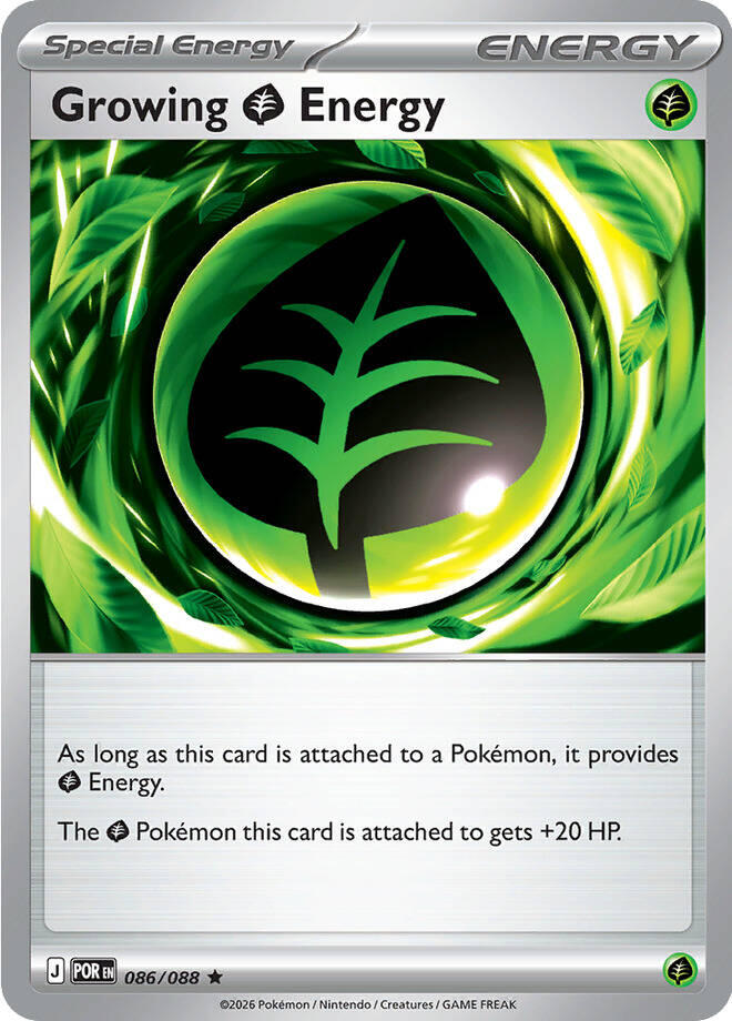 Growing Grass Energy (086/088) [Mega Evolution: Perfect Order] | Gear Gaming Bentonville
