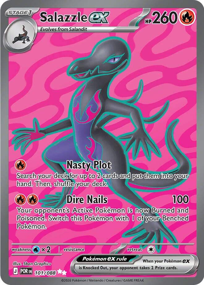 Salazzle ex (101/088) [Mega Evolution: Perfect Order] | Gear Gaming Bentonville