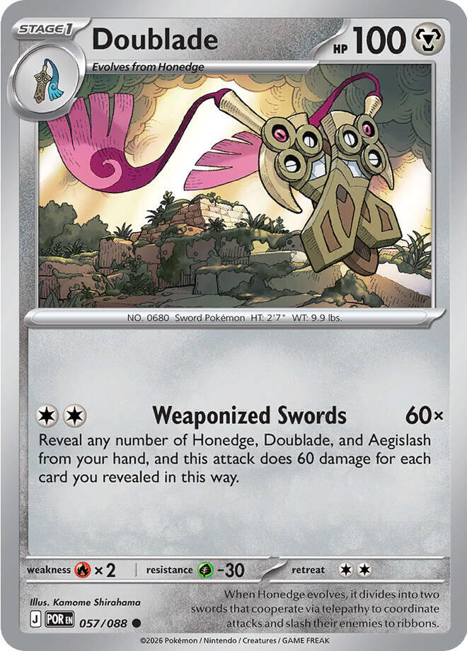 Doublade (057/088) [Mega Evolution: Perfect Order] | Gear Gaming Bentonville