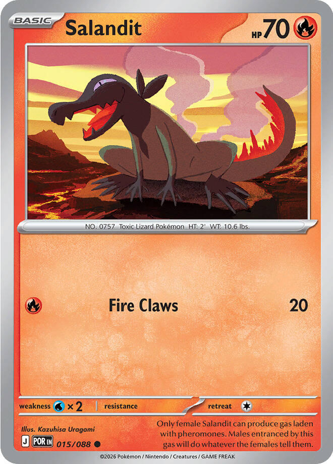 Salandit (015/088) [Mega Evolution: Perfect Order] | Gear Gaming Bentonville