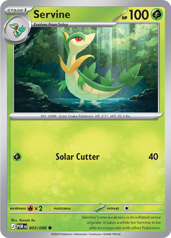 Servine (005/088) [Mega Evolution: Perfect Order] | Gear Gaming Bentonville
