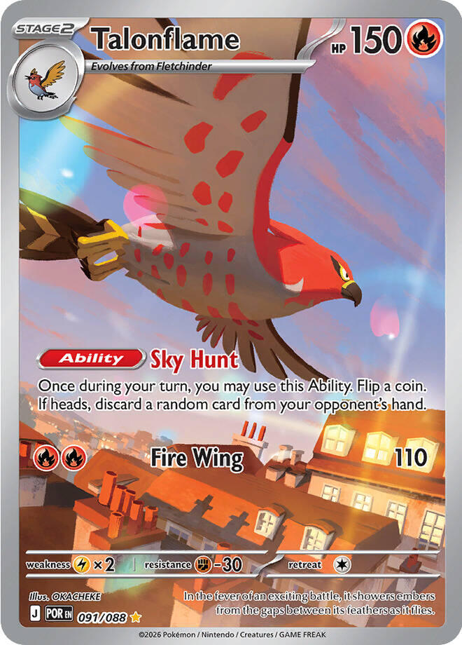 Talonflame (091/088) [Mega Evolution: Perfect Order] | Gear Gaming Bentonville