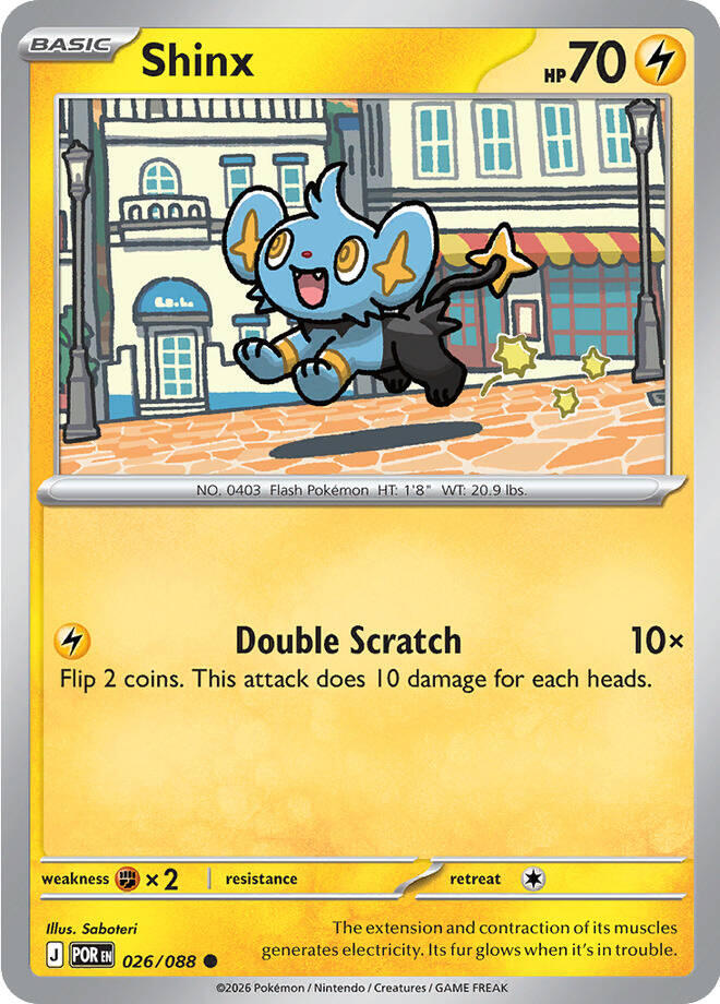 Shinx (026/088) [Mega Evolution: Perfect Order] | Gear Gaming Bentonville