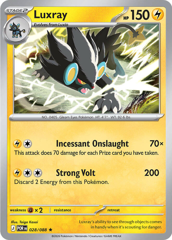 Luxray (028/088) [Mega Evolution: Perfect Order] | Gear Gaming Bentonville