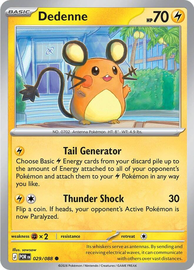 Dedenne (029/088) [Mega Evolution: Perfect Order] | Gear Gaming Bentonville