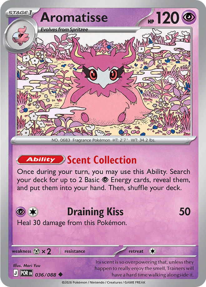 Aromatisse (036/088) [Mega Evolution: Perfect Order] | Gear Gaming Bentonville