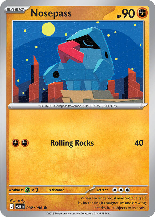 Nosepass (037/088) [Mega Evolution: Perfect Order] | Gear Gaming Bentonville