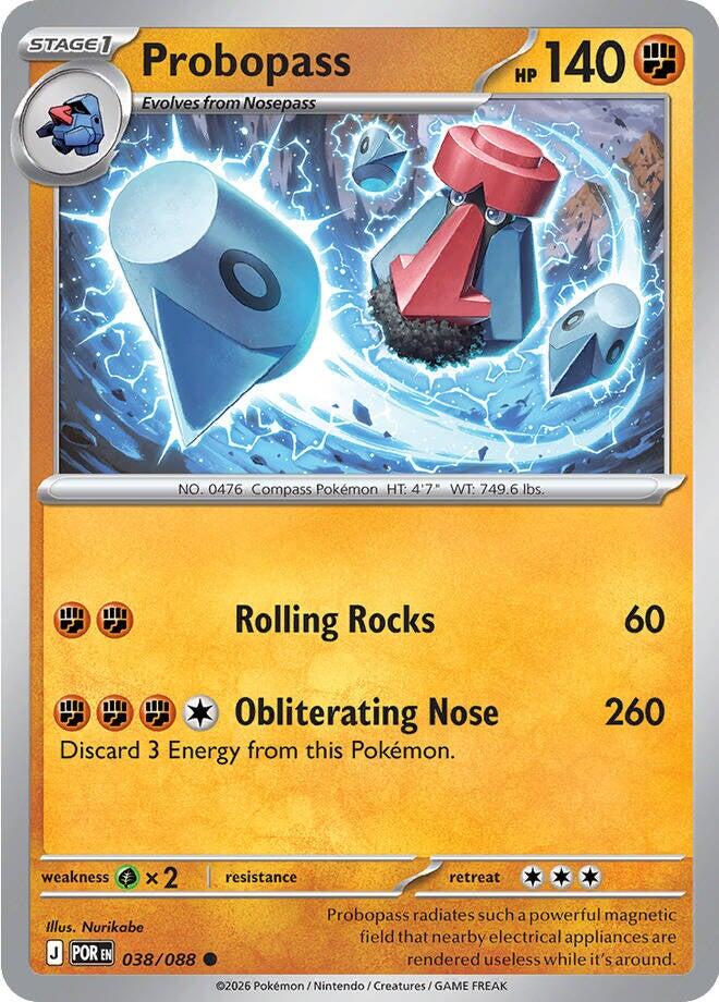 Probopass (038/088) [Mega Evolution: Perfect Order] | Gear Gaming Bentonville