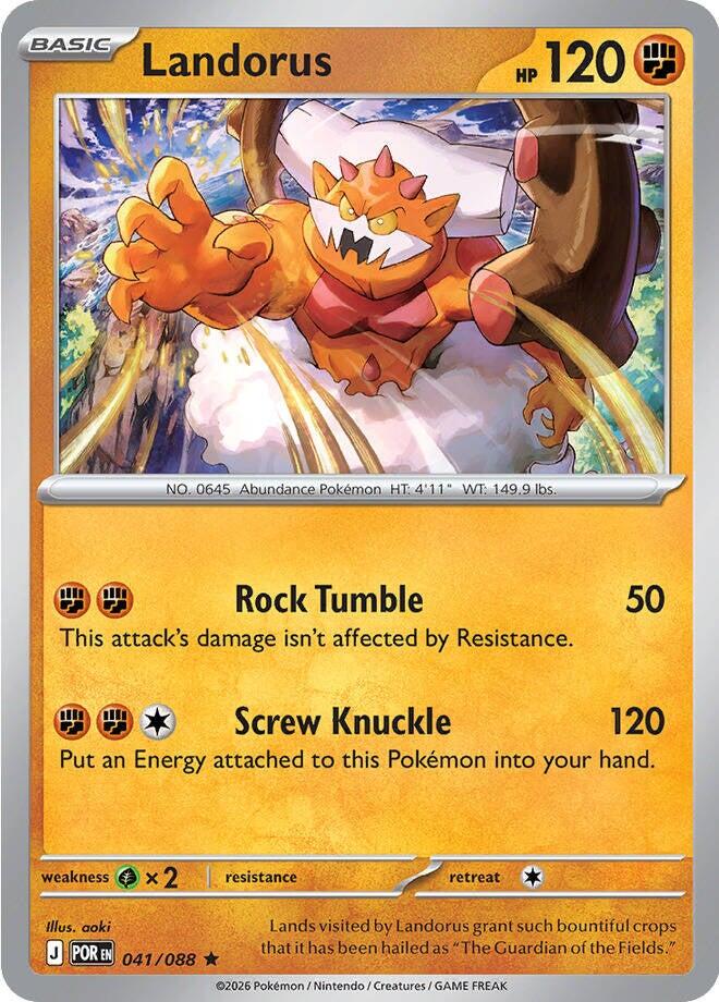 Landorus (041/088) [Mega Evolution: Perfect Order] | Gear Gaming Bentonville