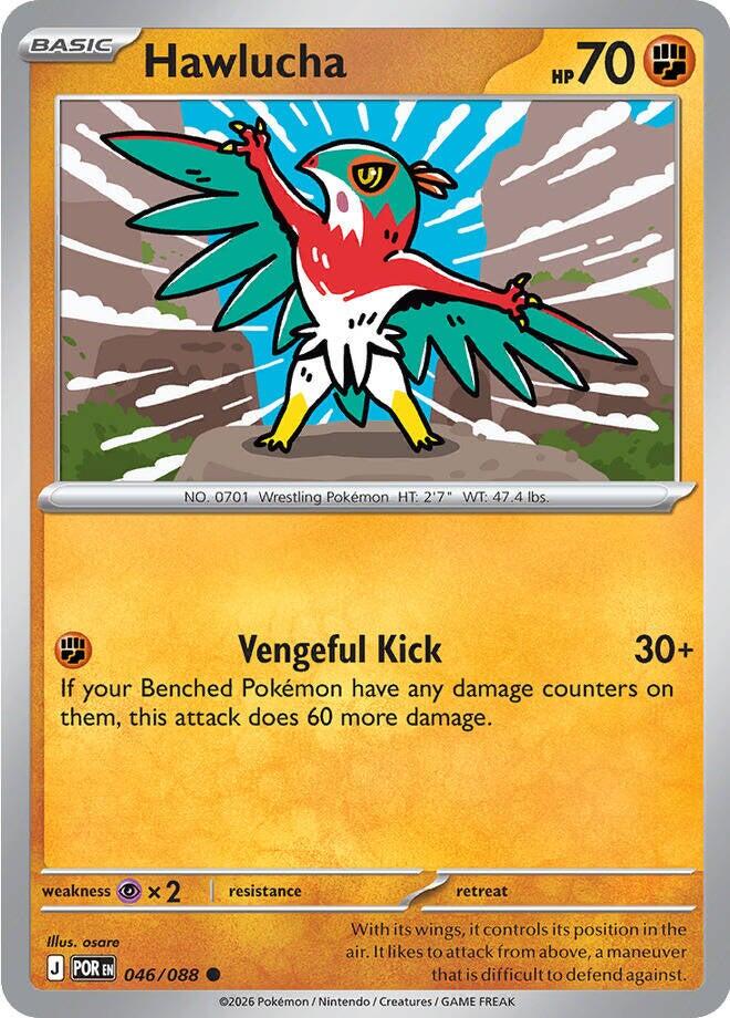 Hawlucha (046/088) [Mega Evolution: Perfect Order] | Gear Gaming Bentonville