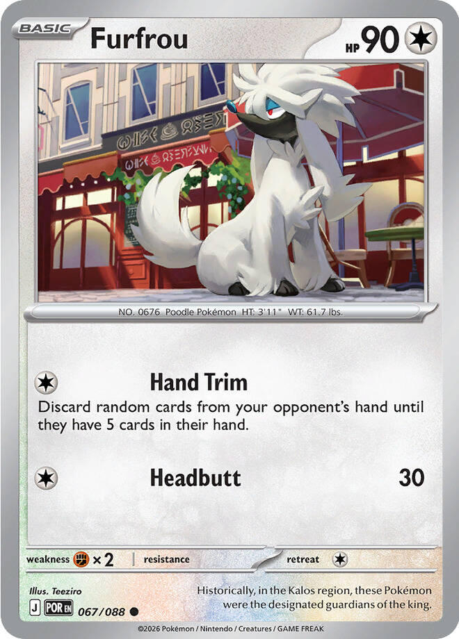 Furfrou (067/088) [Mega Evolution: Perfect Order] | Gear Gaming Bentonville
