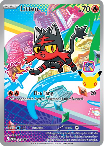 Litten (044) [Mega Evolution Promo] | Gear Gaming Bentonville