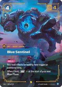 Blue Sentinel (Alternate Art) [Unleashed] | Gear Gaming Bentonville