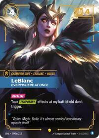 LeBlanc - Everywhere At Once (Alternate Art) [Unleashed] | Gear Gaming Bentonville