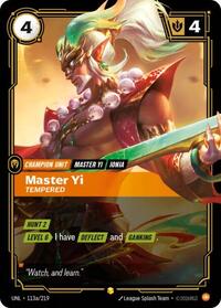 Master Yi - Tempered (Alternate Art) [Unleashed] | Gear Gaming Bentonville