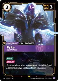 Pyke - Returned (Alternate Art) [Unleashed] | Gear Gaming Bentonville