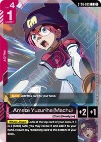 Amate Yuzuriha (Machu) (World Championship Regionals 26-27 Season 1) (ST06-009) [Gundam Promotional Cards] | Gear Gaming Bentonville