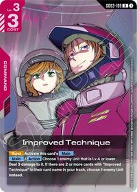 Improved Technique (WCS26-27 Participation Pack Vol.1) (GD03-109) [Gundam Promotional Cards] | Gear Gaming Bentonville