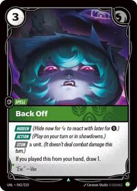 Back Off [Unleashed] | Gear Gaming Bentonville