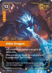 Elder Dragon (Alternate Art) [Unleashed] | Gear Gaming Bentonville