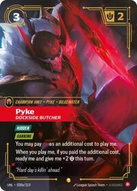 Pyke - Dockside Butcher (Alternate Art) [Unleashed] | Gear Gaming Bentonville