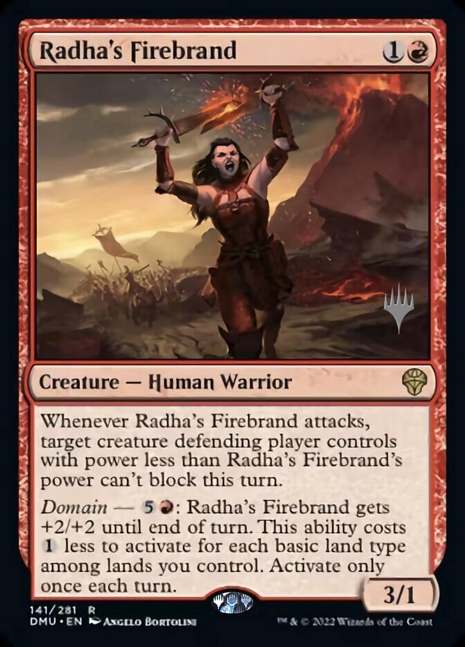 Radha's Firebrand (Promo Pack) [Dominaria United Promos] | Gear Gaming Bentonville