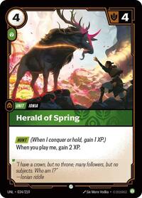 Herald of Spring (034/219) [Unleashed] | Gear Gaming Bentonville
