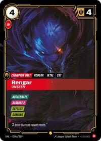 Rengar - Unseen (Alternate Art) [Unleashed] | Gear Gaming Bentonville