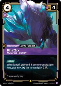 Kha'Zix - Mutating Horror (Alternate Art) [Unleashed] | Gear Gaming Bentonville