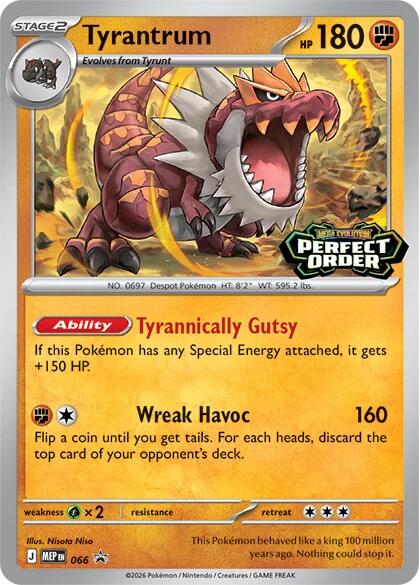 Tyrantrum (066) [Mega Evolution Promo] | Gear Gaming Bentonville