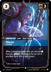 Diana - Lunari (Alternate Art) [Unleashed] | Gear Gaming Bentonville