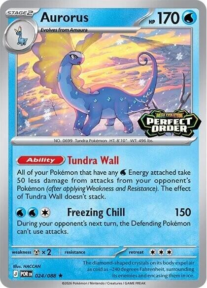 Aurorus (024/088) (Perfect Order Stamped) [Miscellaneous Cards] | Gear Gaming Bentonville