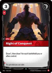 Right of Conquest [Unleashed] | Gear Gaming Bentonville