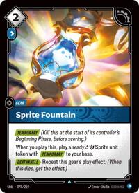 Sprite Fountain [Unleashed] | Gear Gaming Bentonville