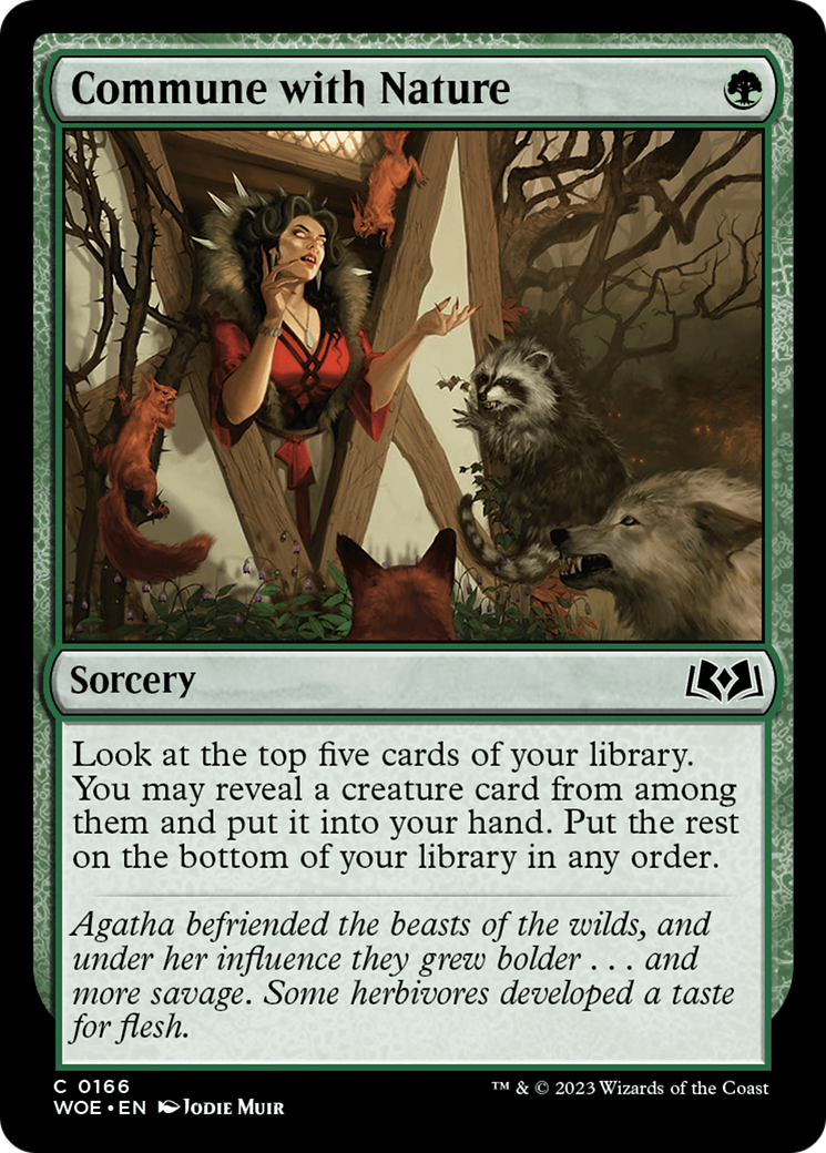 Commune with Nature [Wilds of Eldraine] | Gear Gaming Bentonville