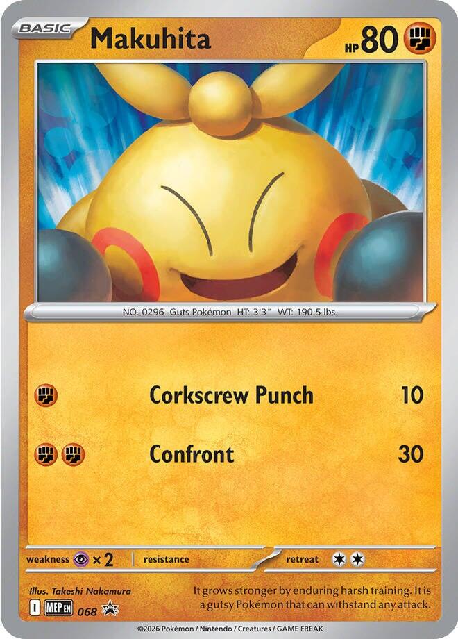 Makuhita (068) (Cosmos Holo) [Mega Evolution Promo] | Gear Gaming Bentonville