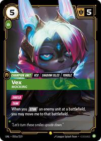 Vex - Mocking (Alternate Art) [Unleashed] | Gear Gaming Bentonville