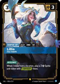 Lillia - Fae Fawn (Alternate Art) [Unleashed] | Gear Gaming Bentonville