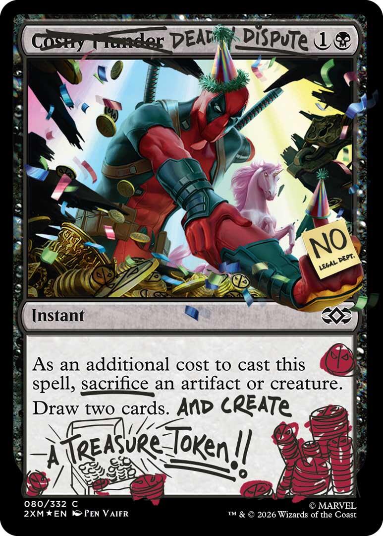 Deadly Dispute (080) (Pool Party Foil) [Secret Lair Drop Series] | Gear Gaming Bentonville