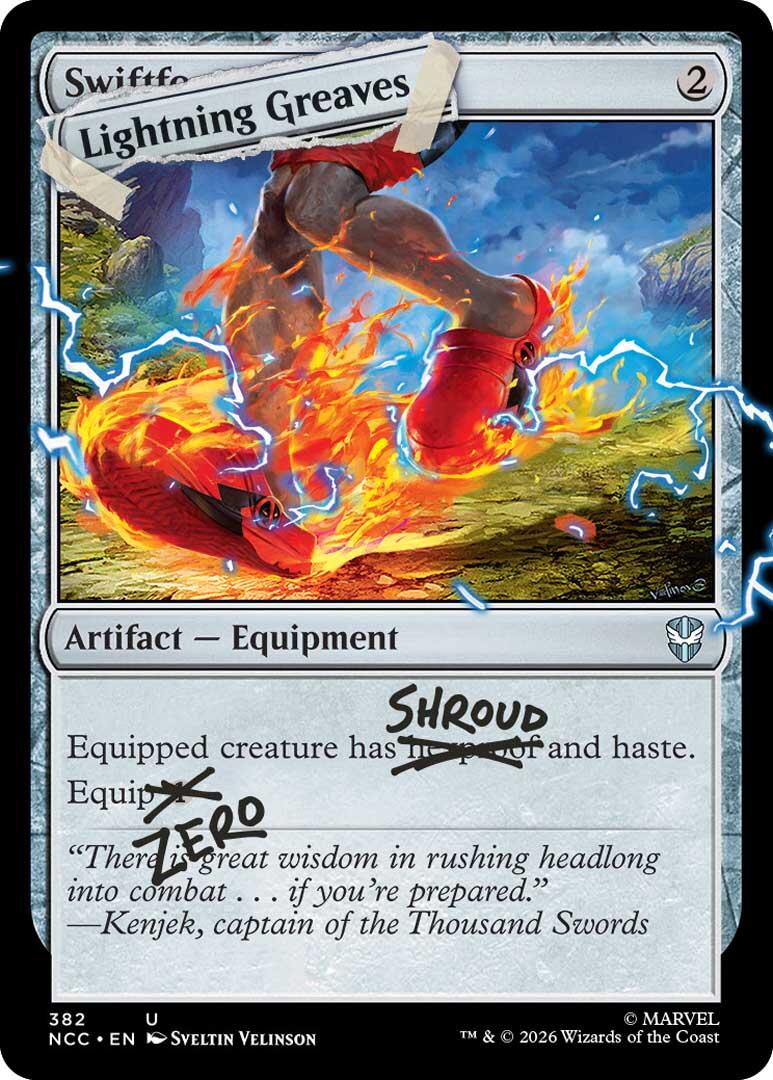 Lightning Greaves (382) [Secret Lair Drop Series] | Gear Gaming Bentonville