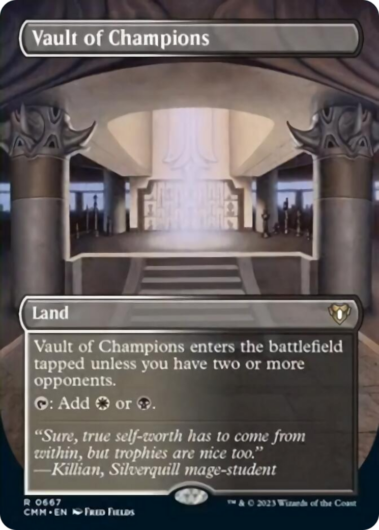 Vault of Champions (Borderless Alternate Art) [Commander Masters] | Gear Gaming Bentonville