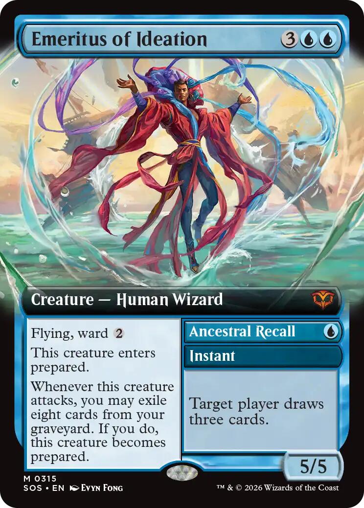 Emeritus of Ideation (Extended Art) [Secrets of Strixhaven] | Gear Gaming Bentonville