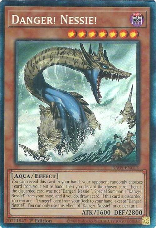 Danger! Nessie! (Collector's Rare) [RA05-EN012] Collector's Rare | Gear Gaming Bentonville