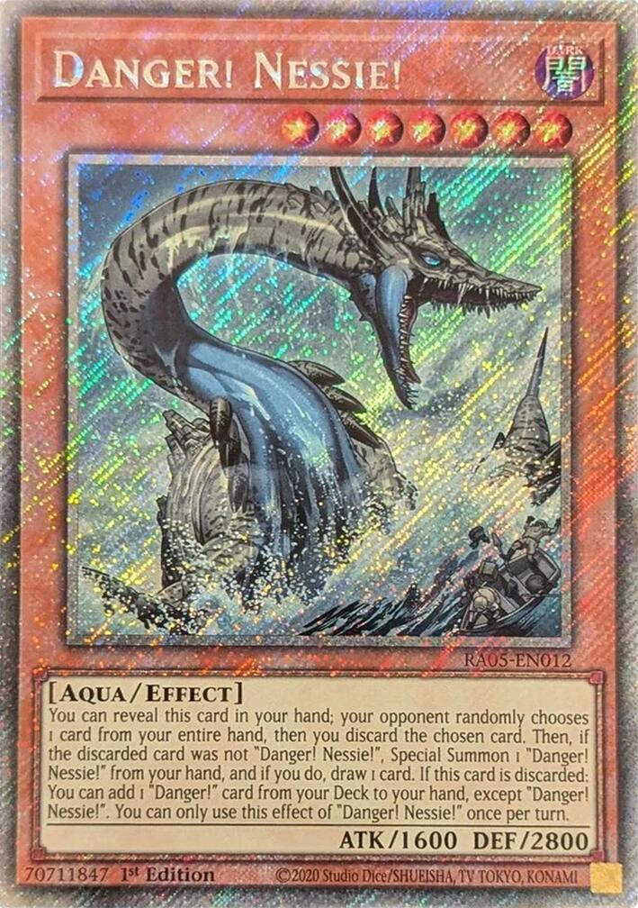 Danger! Nessie! (Platinum Secret Rare) [RA05-EN012] Platinum Secret Rare | Gear Gaming Bentonville
