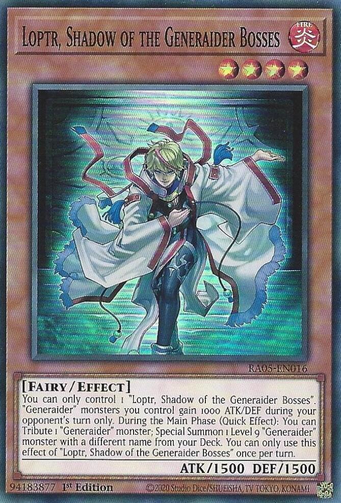 Loptr, Shadow of the Generaider Bosses [RA05-EN016] Super Rare | Gear Gaming Bentonville