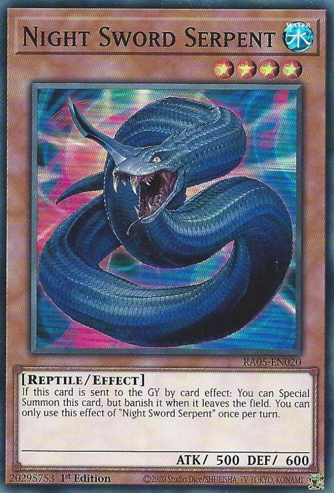 Night Sword Serpent [RA05-EN020] Super Rare | Gear Gaming Bentonville