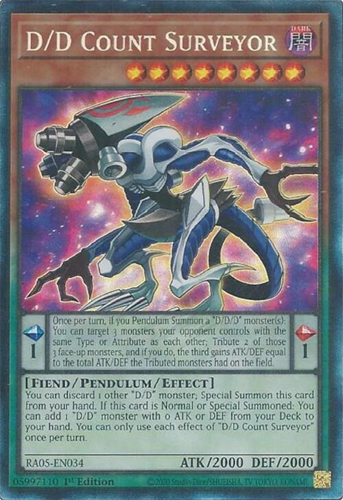 D/D Count Surveyor (Collector's Rare) [RA05-EN034] Collector's Rare | Gear Gaming Bentonville