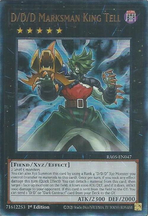 D/D/D Marksman King Tell (Ultimate Rare) [RA05-EN047] Ultimate Rare | Gear Gaming Bentonville