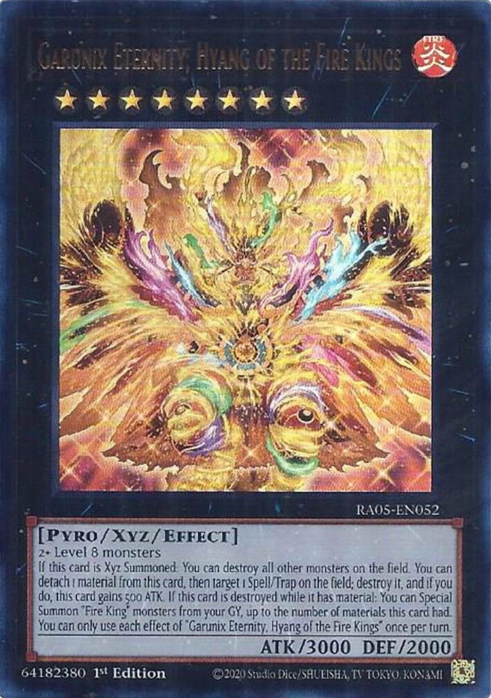 Garunix Eternity, Hyang of the Fire Kings (Ultra Rare) [RA05-EN052] Ultra Rare | Gear Gaming Bentonville