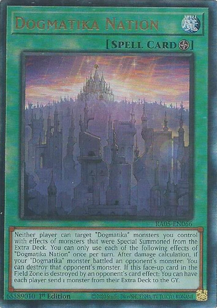 Dogmatika Nation (Ultimate Rare) [RA05-EN066] Ultimate Rare | Gear Gaming Bentonville